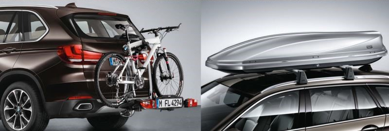 Fahrradhalter und Dachbox mieten